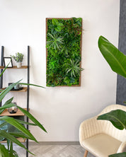 Plant Frame „Yucatan“ - Künstliches Pflanzenbild im Dschungel-Design aus Realtouch-Kunstpflanzen