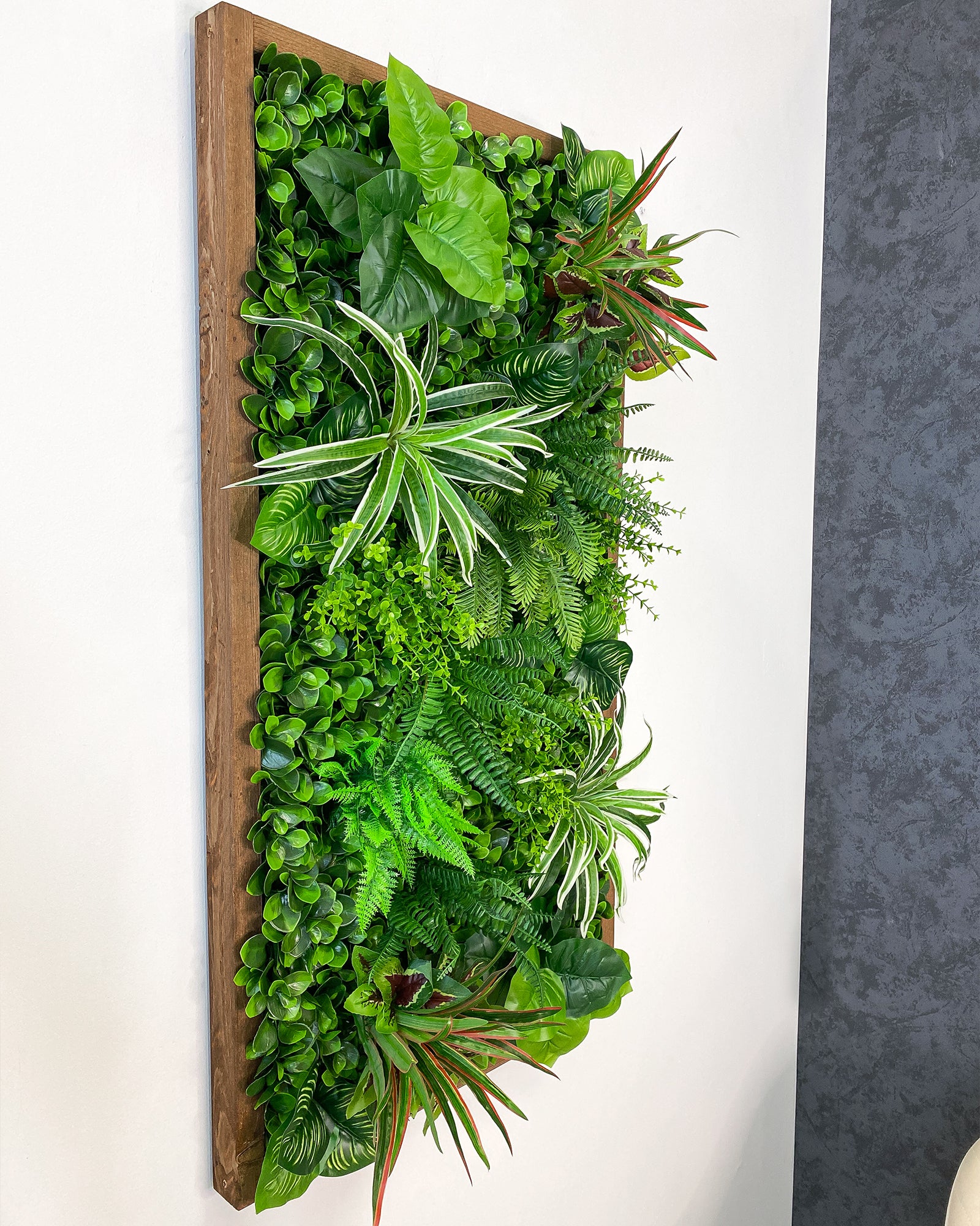 Plant Frame „Yucatan“ - Künstliches Pflanzenbild im Dschungel-Design aus Realtouch-Kunstpflanzen