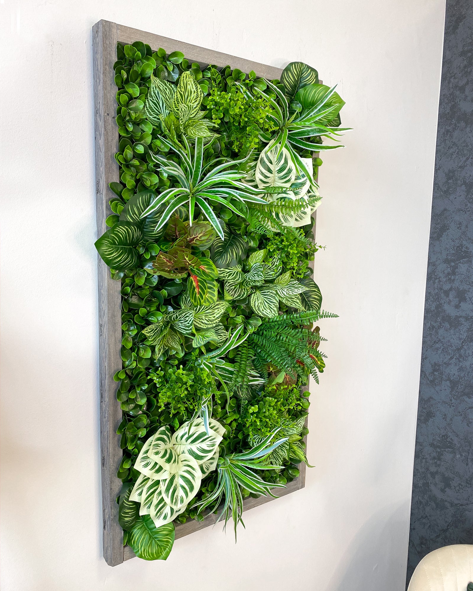 Plant Frame „Nublar“ - Künstliches Pflanzenbild im Jungle-Look aus Realtouch-Kunstpflanzen