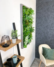 Plant Frame „Nublar“ - Künstliches Pflanzenbild im Jungle-Look aus Realtouch-Kunstpflanzen