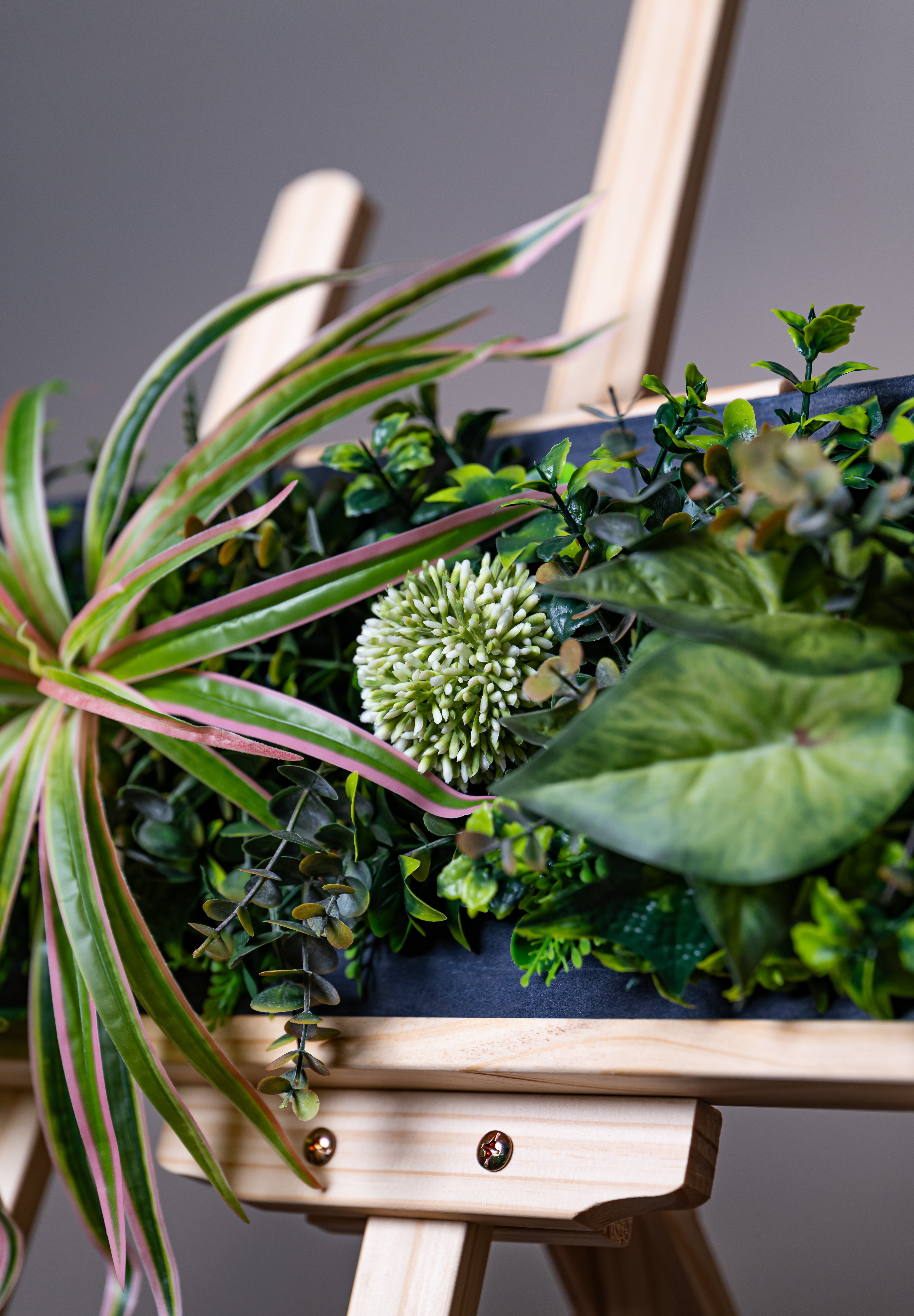 Plant Frame „Borneo“ - Künstliches Pflanzenbild im Jungle-Design aus Realtouch-Kunstpflanzen