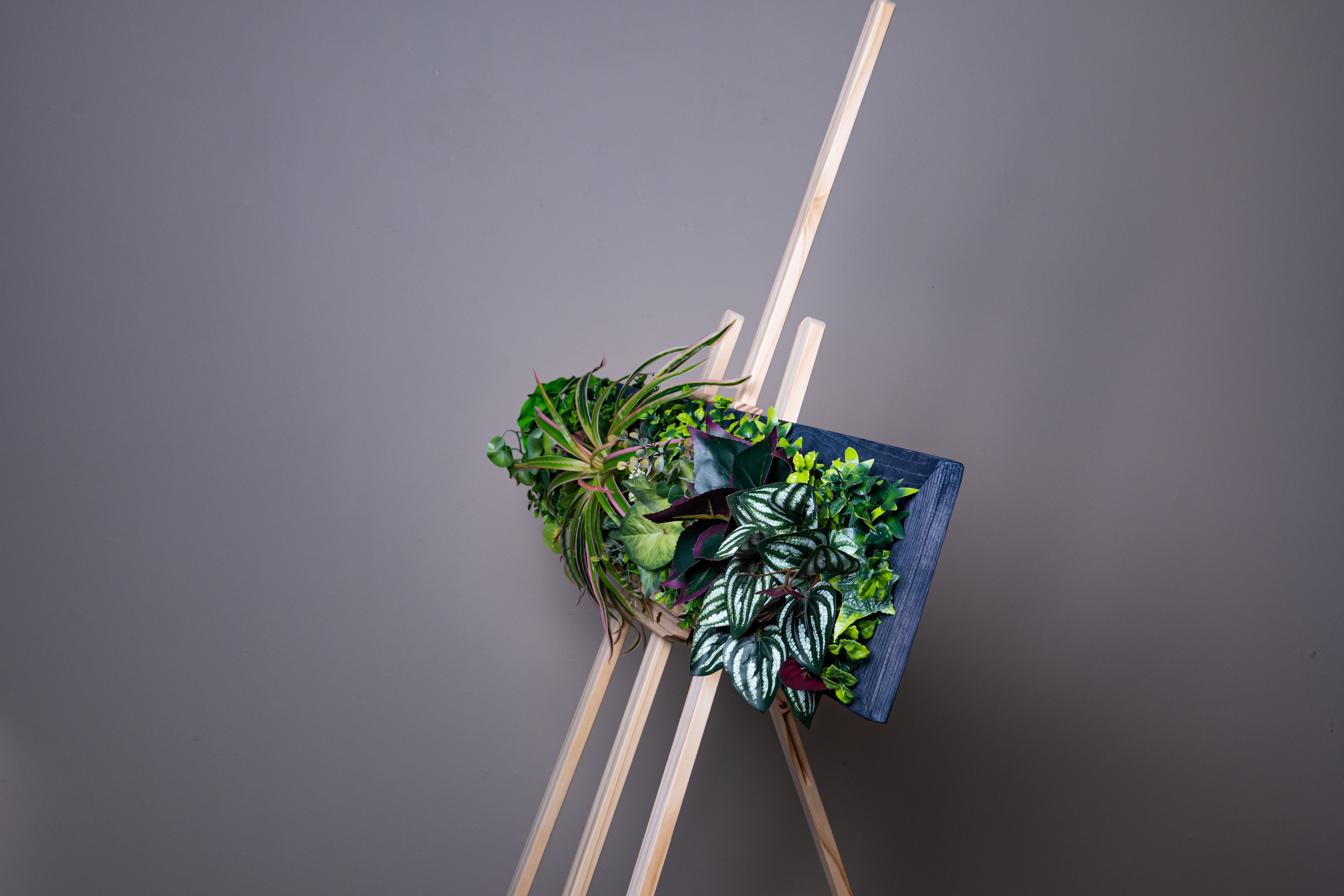 Plant Frame „Borneo“ - Künstliches Pflanzenbild im Jungle-Design aus Realtouch-Kunstpflanzen