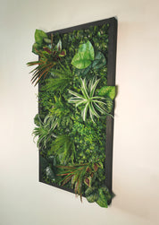 Plant Frame „Yucatan“ - Künstliches Pflanzenbild im Dschungel-Design aus Realtouch-Kunstpflanzen