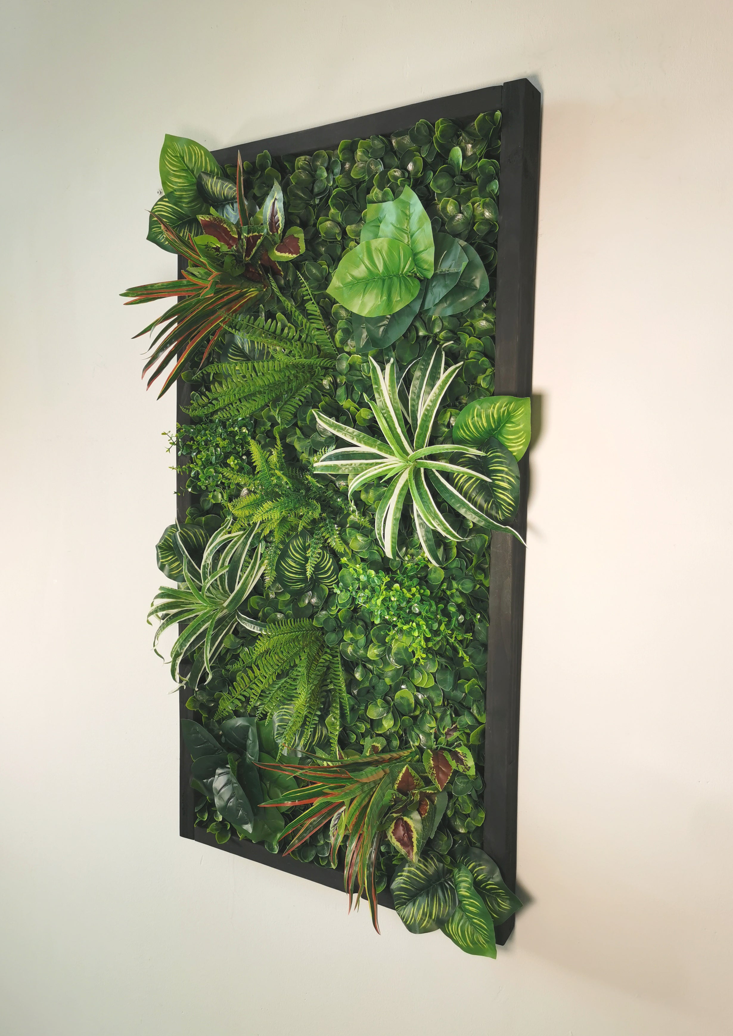 Plant Frame „Yucatan“ - Künstliches Pflanzenbild im Dschungel-Design aus Realtouch-Kunstpflanzen