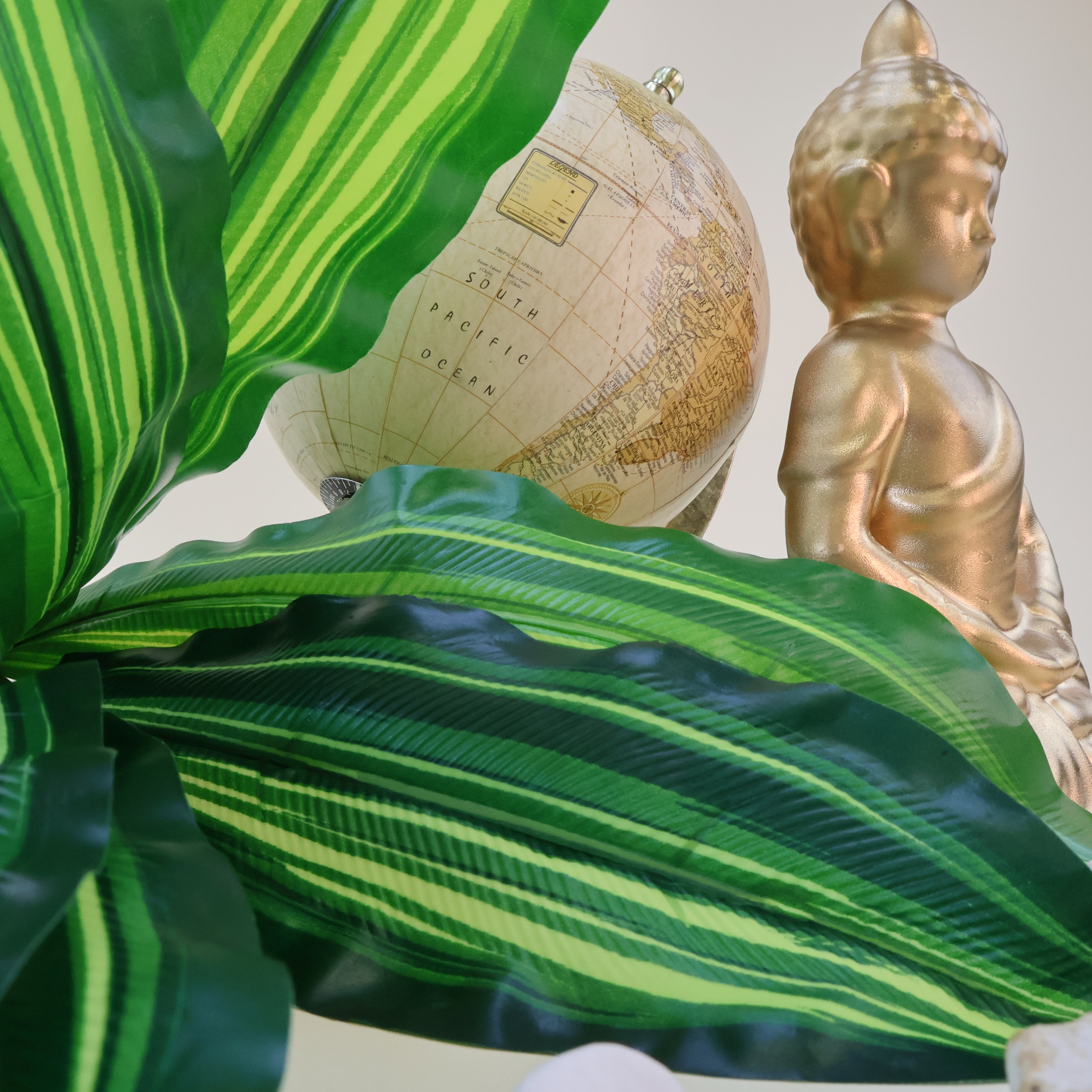 Calathea 'Beauty Star' | Künstliche Dekopflanze für moderne Wohnraumdekoration