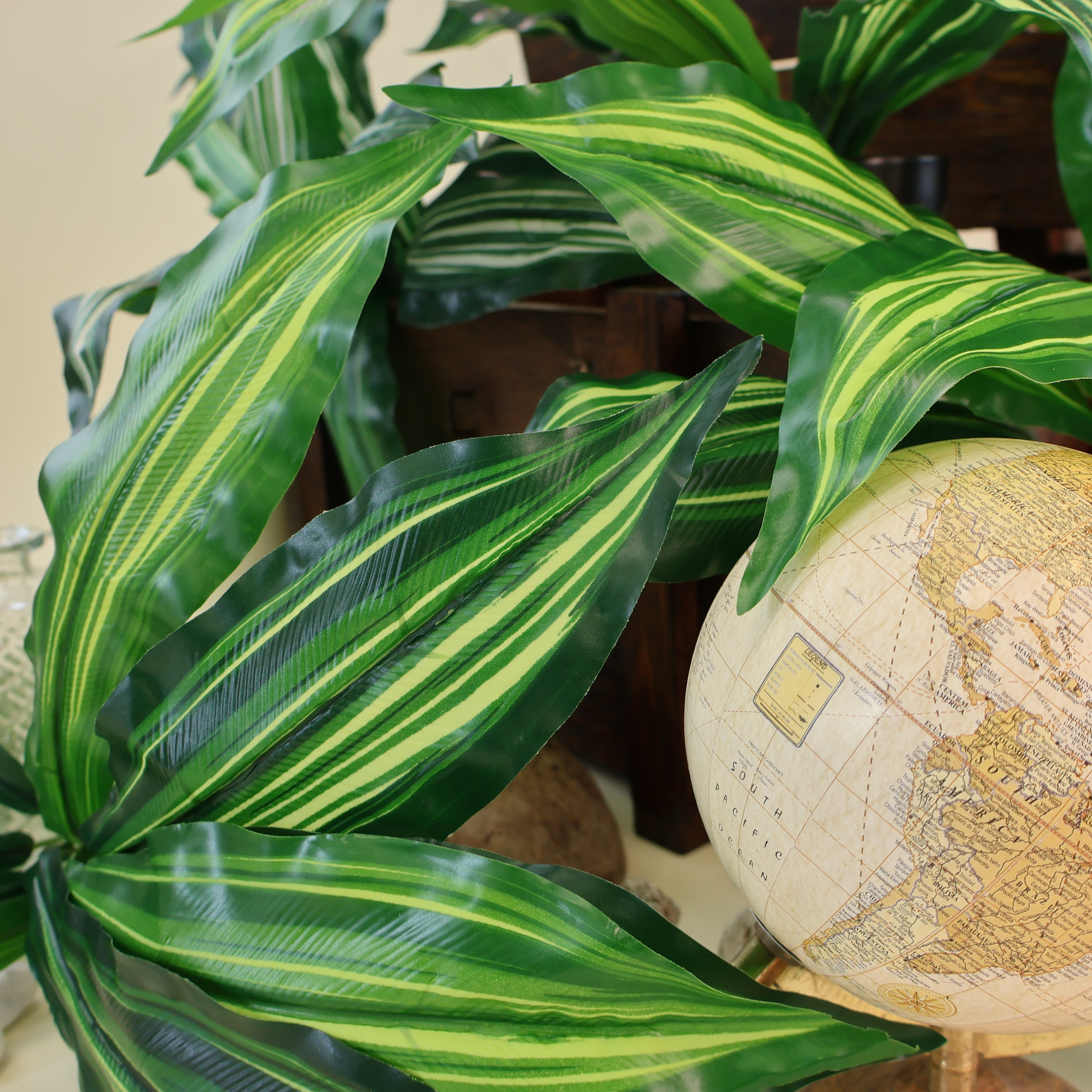 Calathea vittata | Künstliche Dekopflanze für moderne Wohnraumdekoration