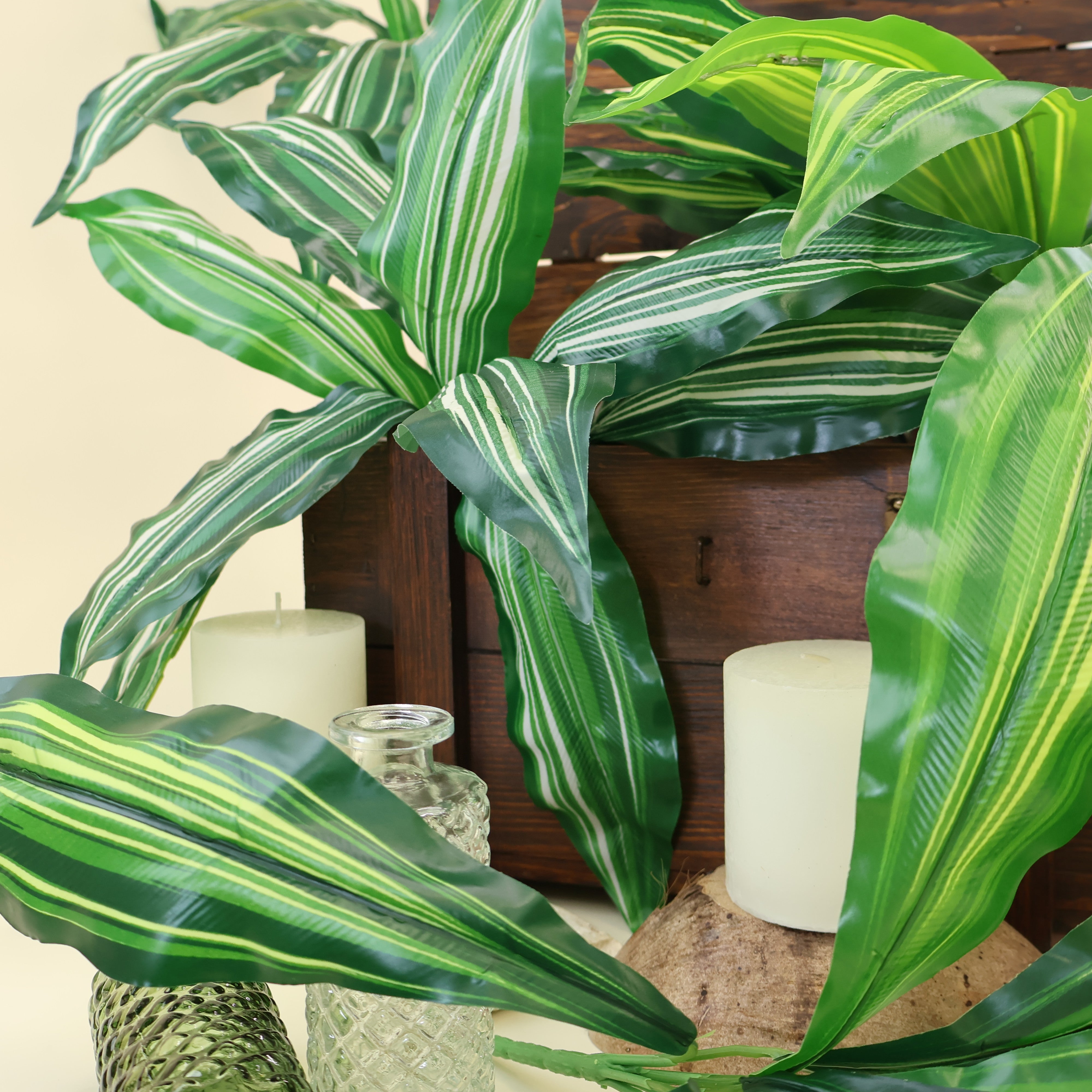 Calathea vittata | Künstliche Dekopflanze für moderne Wohnraumdekoration