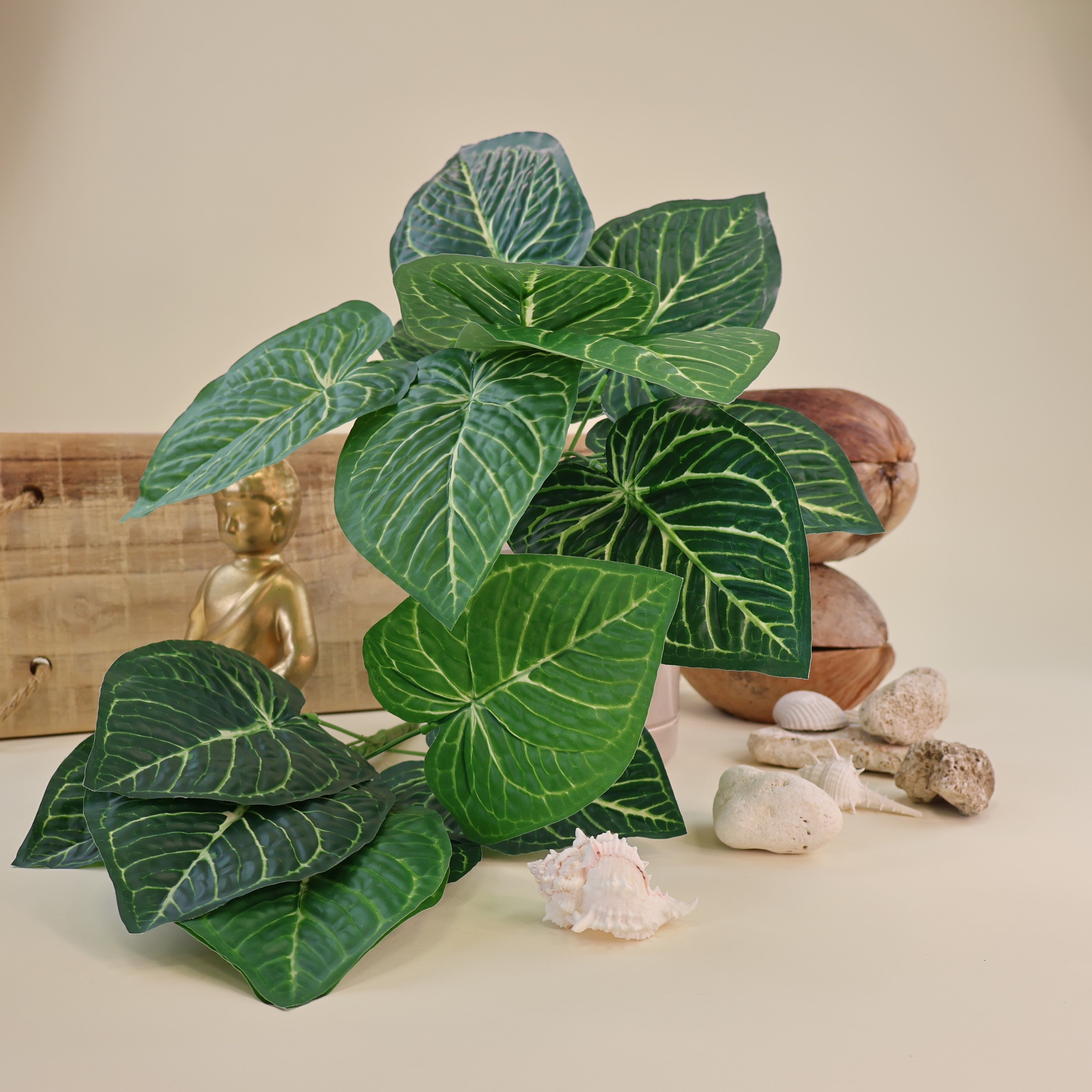 Anthurium clarinervium | Künstliche Dekopflanze für moderne Wohnraumdekoration