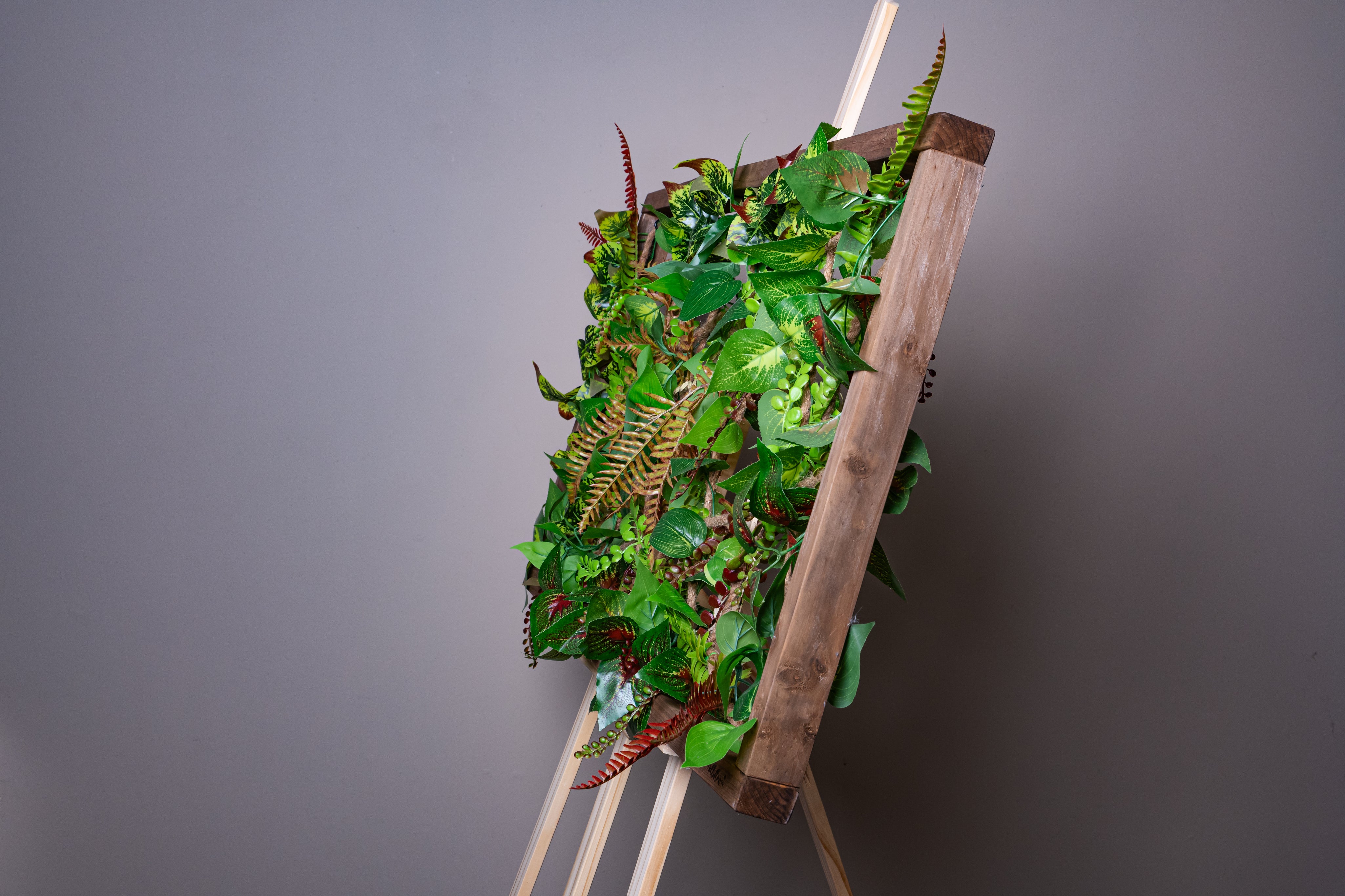 Plant Frame „Panay“ - Künstliches Pflanzenbild im Tropen-Design aus Realtouch-Kunstpflanzen