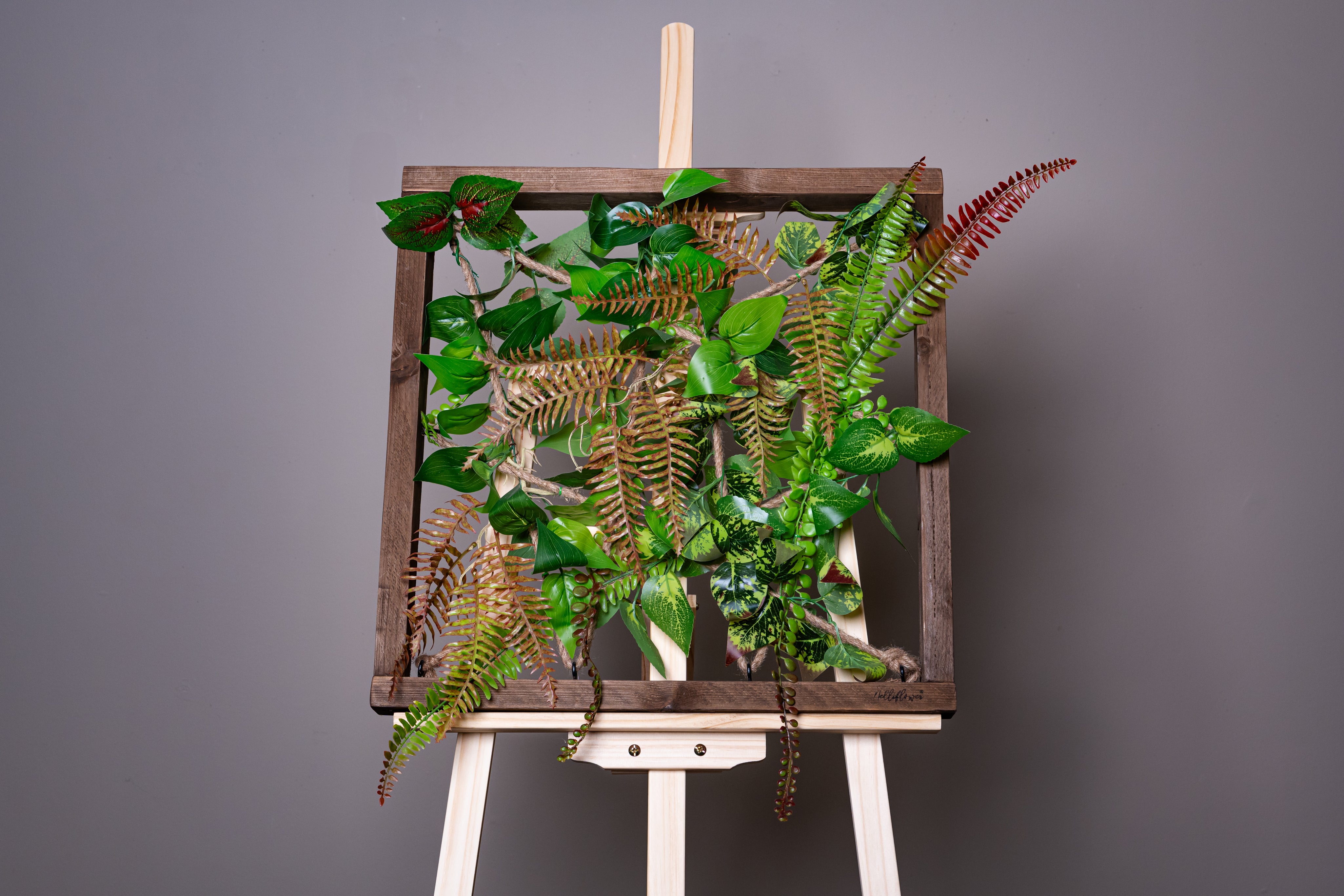 Plant Frame „Panay“ - Künstliches Pflanzenbild im Tropen-Design aus Realtouch-Kunstpflanzen