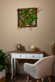 Plant Frame „Panay“ - Künstliches Pflanzenbild im Tropen-Design aus Realtouch-Kunstpflanzen