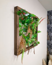 Plant Frame „Panay“ - Künstliches Pflanzenbild im Tropen-Design aus Realtouch-Kunstpflanzen