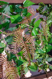 Plant Frame „Panay“ - Künstliches Pflanzenbild im Tropen-Design aus Realtouch-Kunstpflanzen