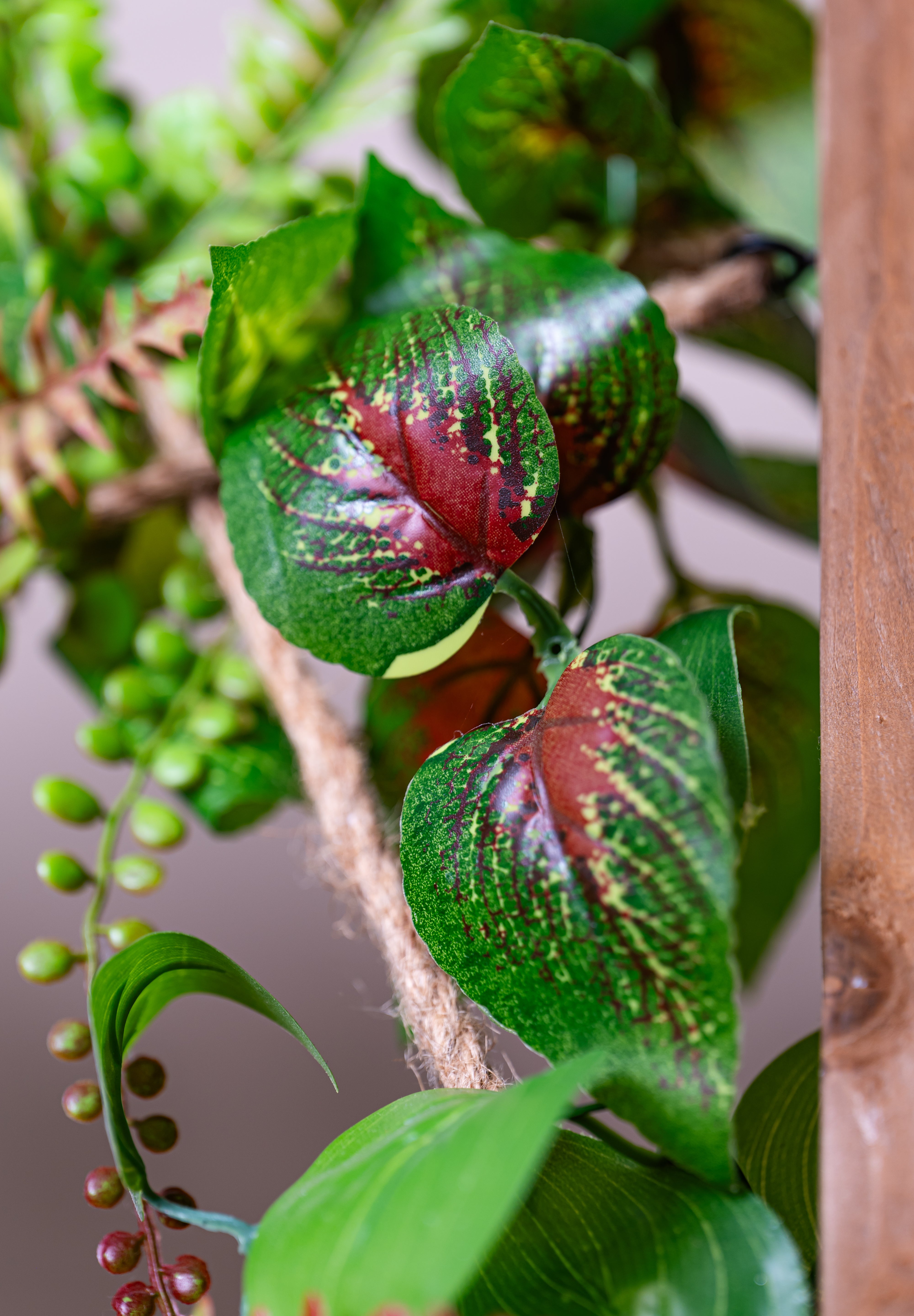 Plant Frame „Panay“ - Künstliches Pflanzenbild im Tropen-Design aus Realtouch-Kunstpflanzen