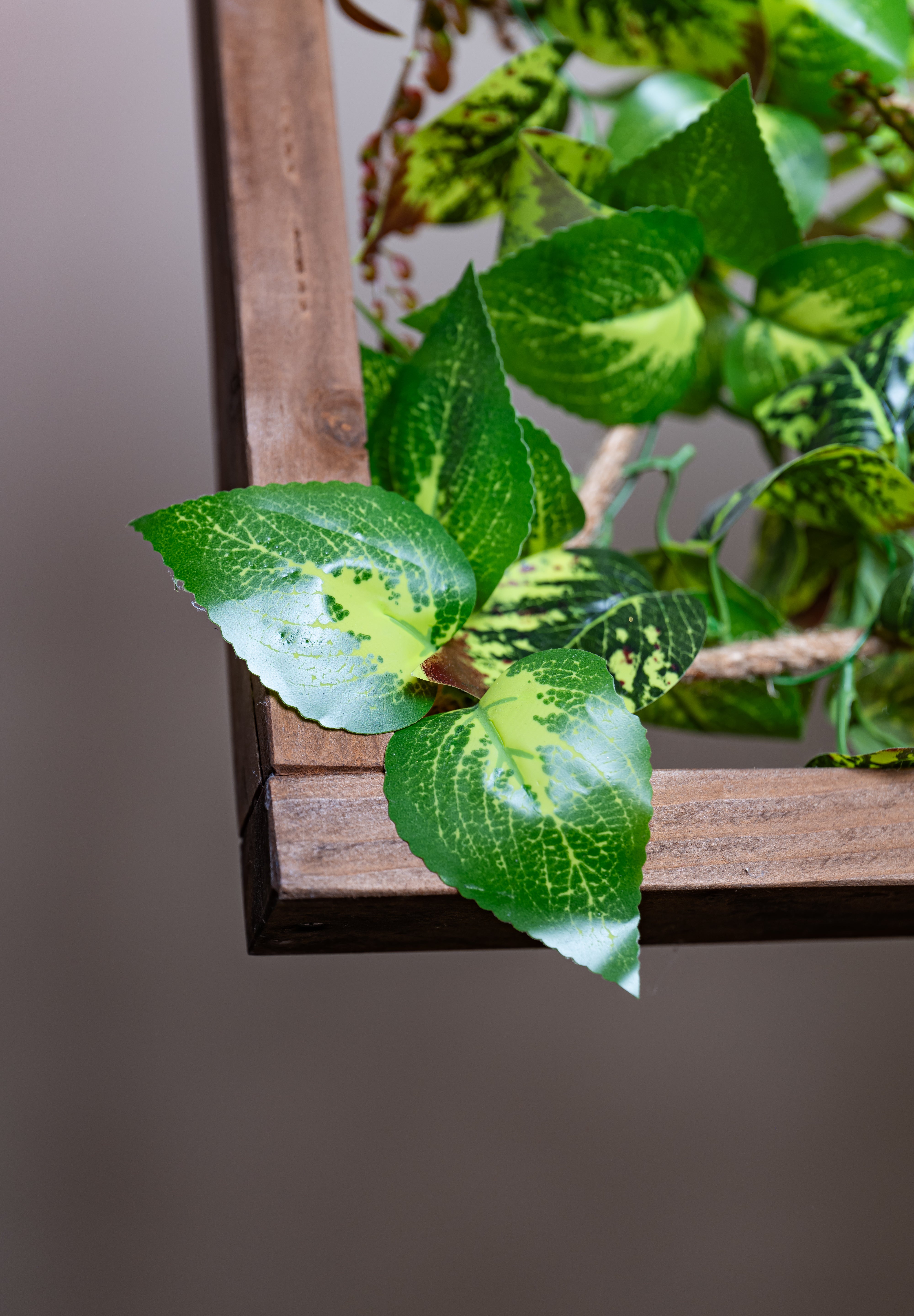 Plant Frame „Panay“ - Künstliches Pflanzenbild im Tropen-Design aus Realtouch-Kunstpflanzen