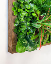 Plant Frame „Yucatan“ - Künstliches Pflanzenbild im Dschungel-Design aus Realtouch-Kunstpflanzen