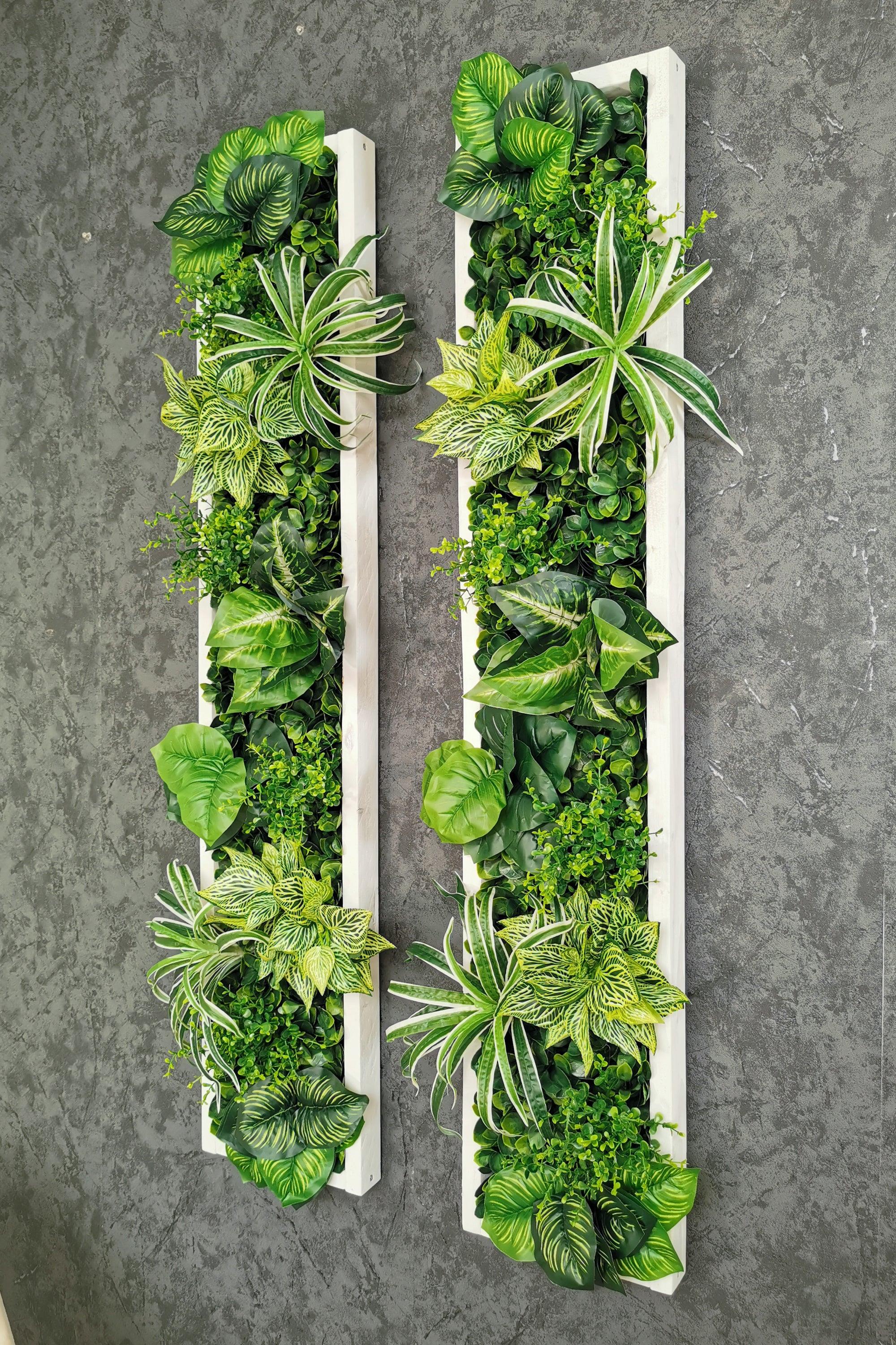 Plant Frame „Samana“ - Künstliches Pflanzenbild im Tropical-Design aus Realtouch-Kunstpflanzen