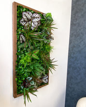 Plant Frame „Sorna“ - Künstliches Pflanzenbild im Tropen-Design aus Realtouch-Kunstpflanzen