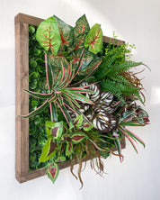 Plant Frame „Sorna“ - Künstliches Pflanzenbild im Tropen-Design aus Realtouch-Kunstpflanzen