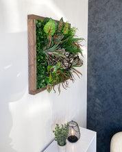 Plant Frame „Sorna“ - Künstliches Pflanzenbild im Tropen-Design aus Realtouch-Kunstpflanzen