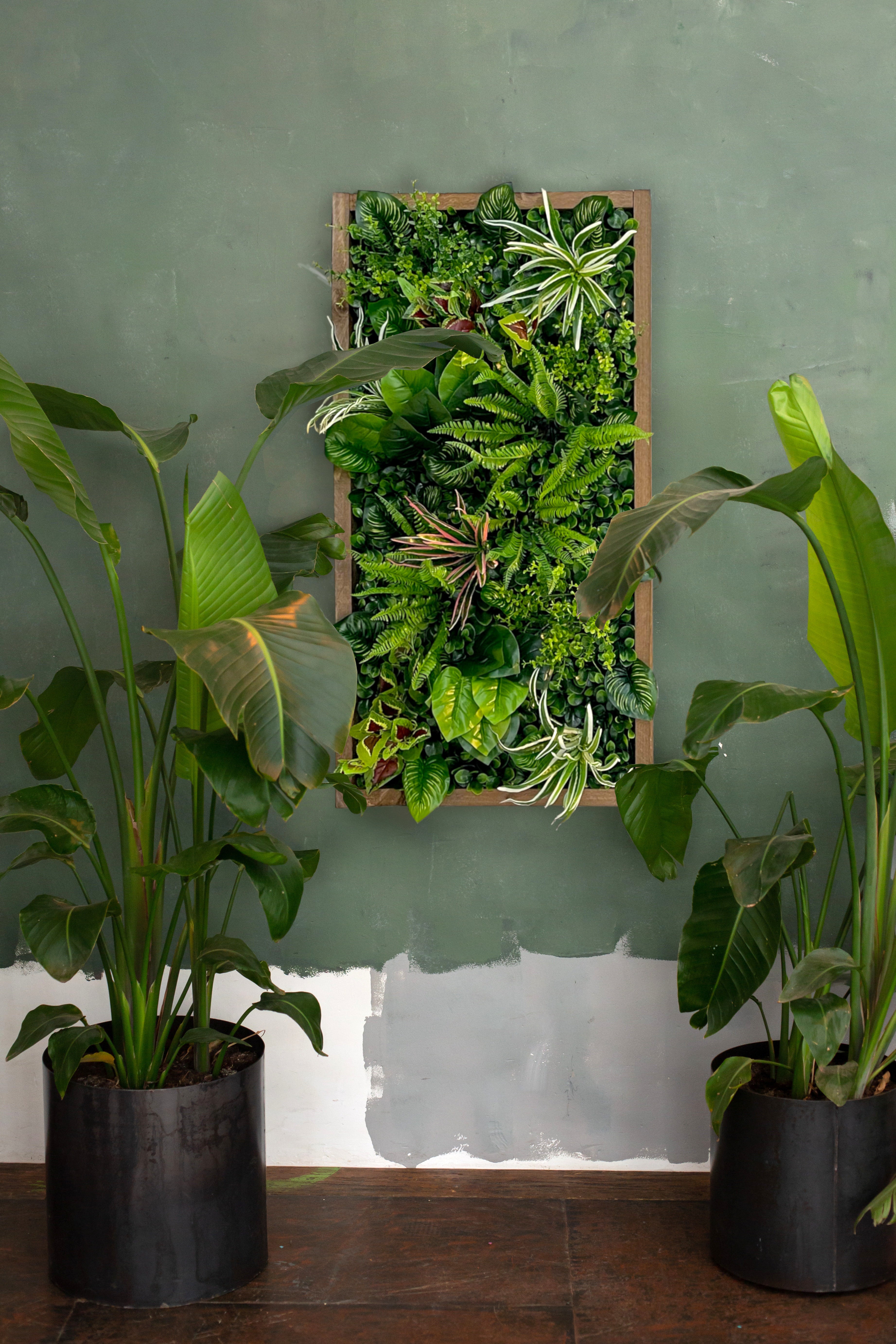 Plant Frame „Yucatan“ - Künstliches Pflanzenbild im Dschungel-Design aus Realtouch-Kunstpflanzen
