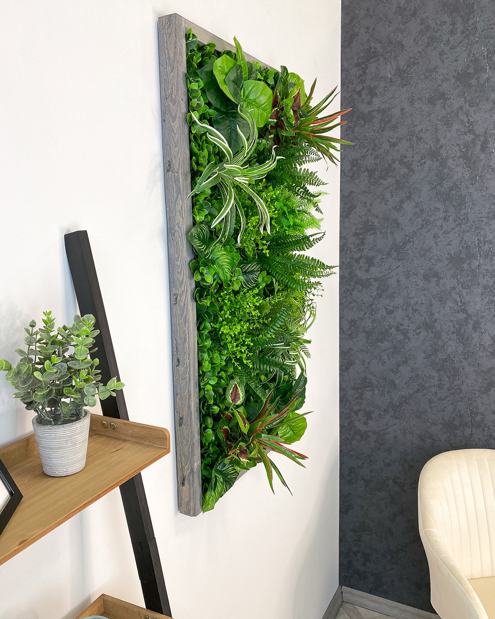 Plant Frame „Yucatan“ - Künstliches Pflanzenbild im Dschungel-Design aus Realtouch-Kunstpflanzen