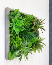 Plant Frame „Yucatan“ - Künstliches Pflanzenbild im Dschungel-Design aus Realtouch-Kunstpflanzen