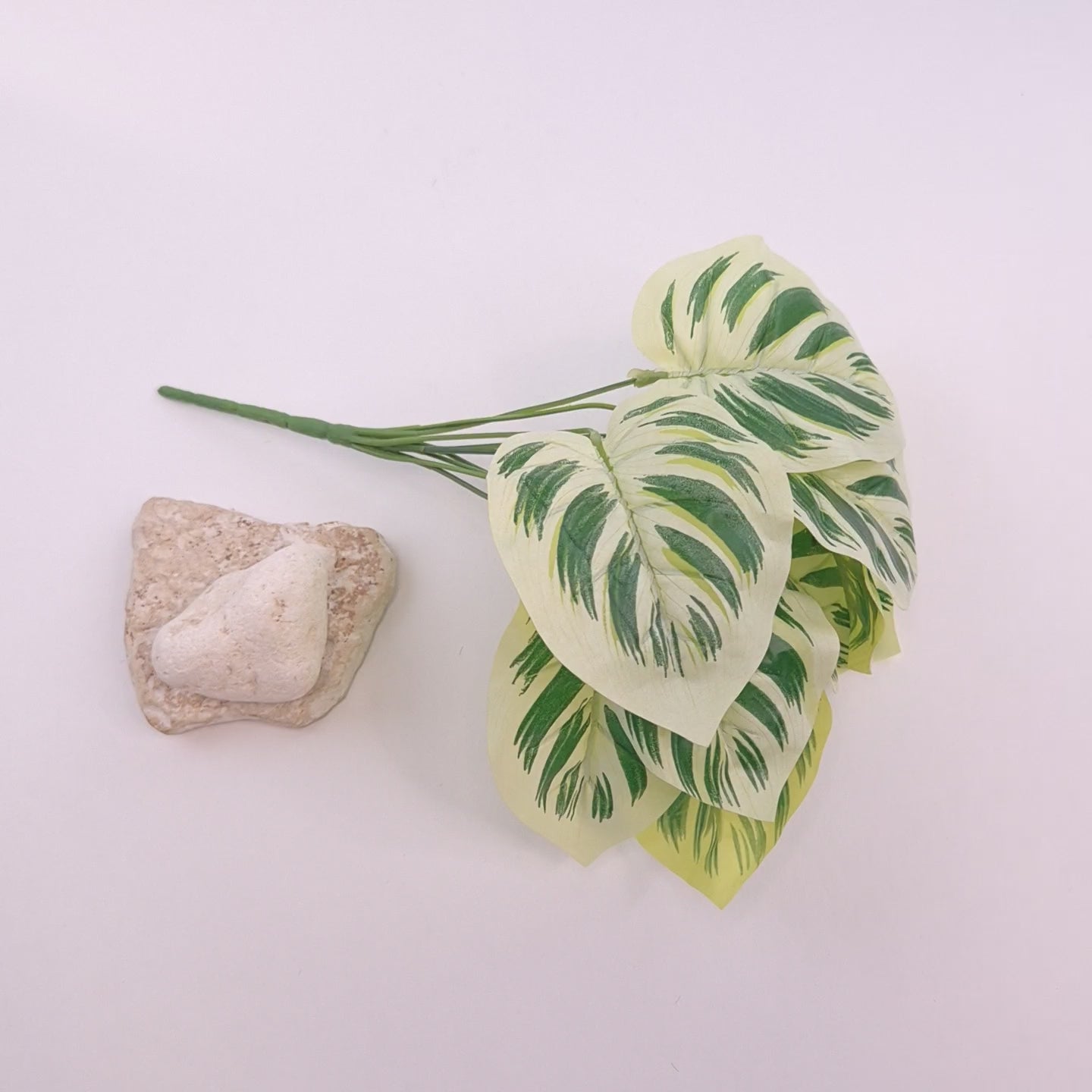 Calathea Yellow Fusion | Künstliche Zimmerpflanze für moderne Wohnraumdekoration