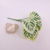 Calathea Yellow Fusion | Künstliche Zimmerpflanze für moderne Wohnraumdekoration